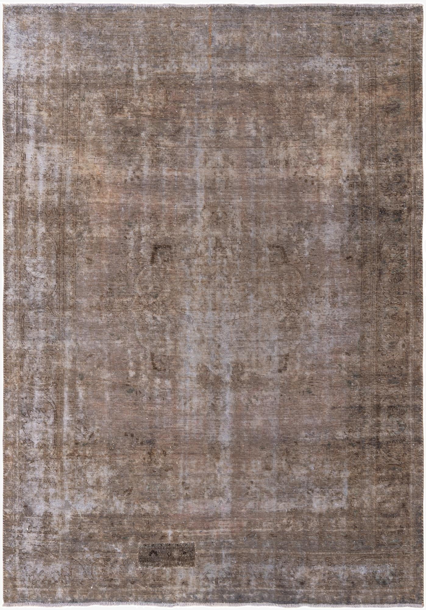 7' 8 x 11' 2  Hand Knotted Ultra Vintage Persian Wool Rug