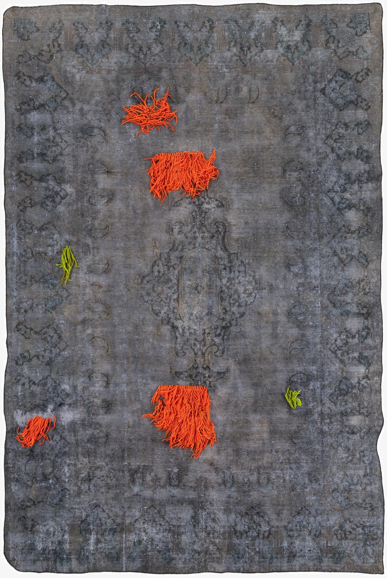 6' 8 x 10'  Hand Knotted Ultra Vintage Persian Wool Rug