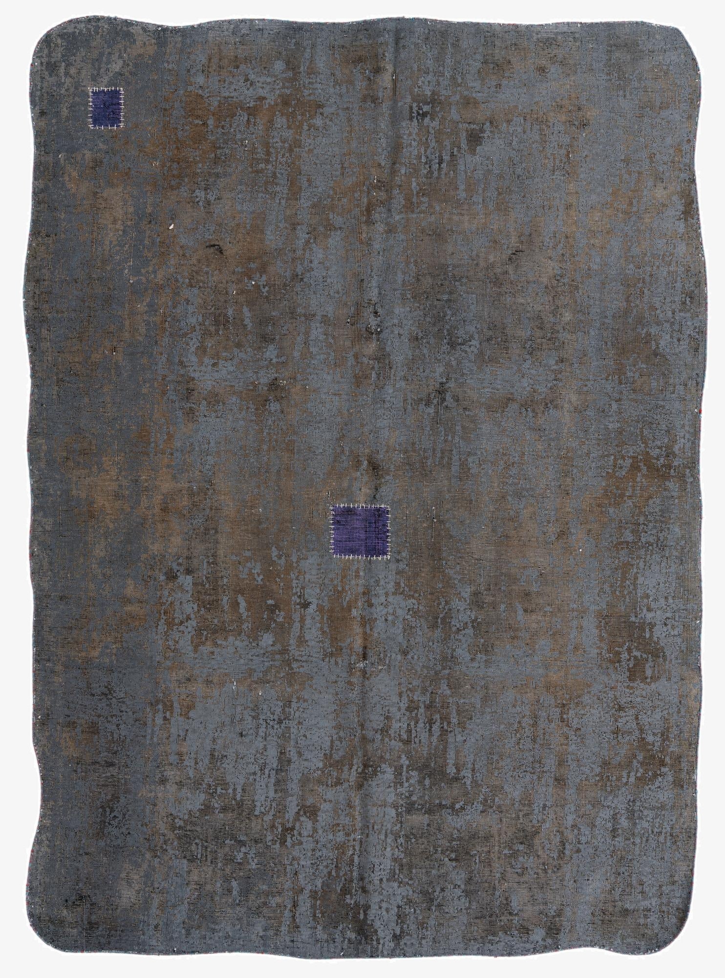 7' x 9' 9  Hand Knotted Ultra Vintage Persian Wool Rug