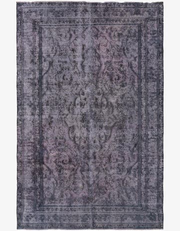 6' x 9' 2 Hand Knotted Ultra Vintage Persian Wool Rug