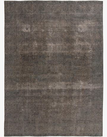 9' x 12' 9 Hand Knotted Ultra Vintage Persian Wool Rug