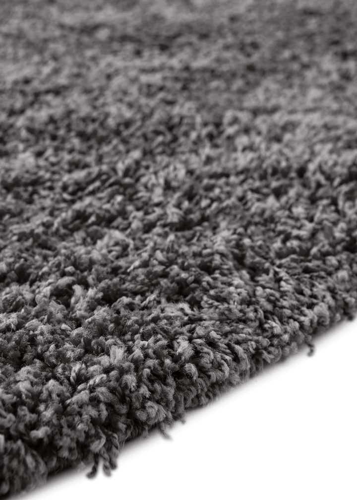 7' x 7' Solid Shag Round Rug