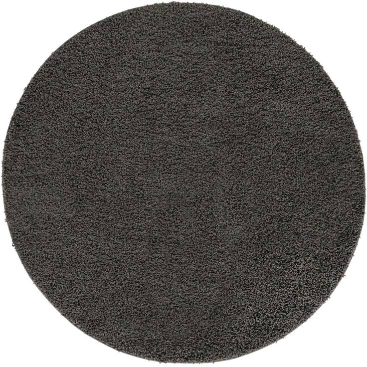 Vue détaillée : 240cm x 240cm Solid Shag Tapis Rond