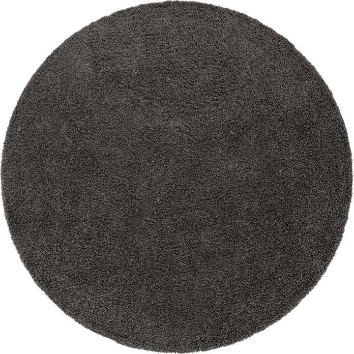 10' x 10' Solid Shag Round Rug