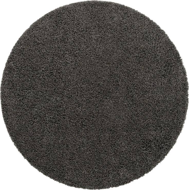 Detail image of 7' x 7' Solid Shag Round Rug