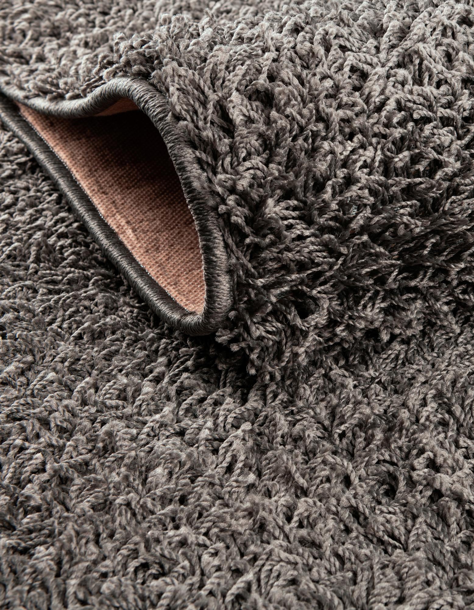 2' x 6' Comfort Solid Shag Runner Rug