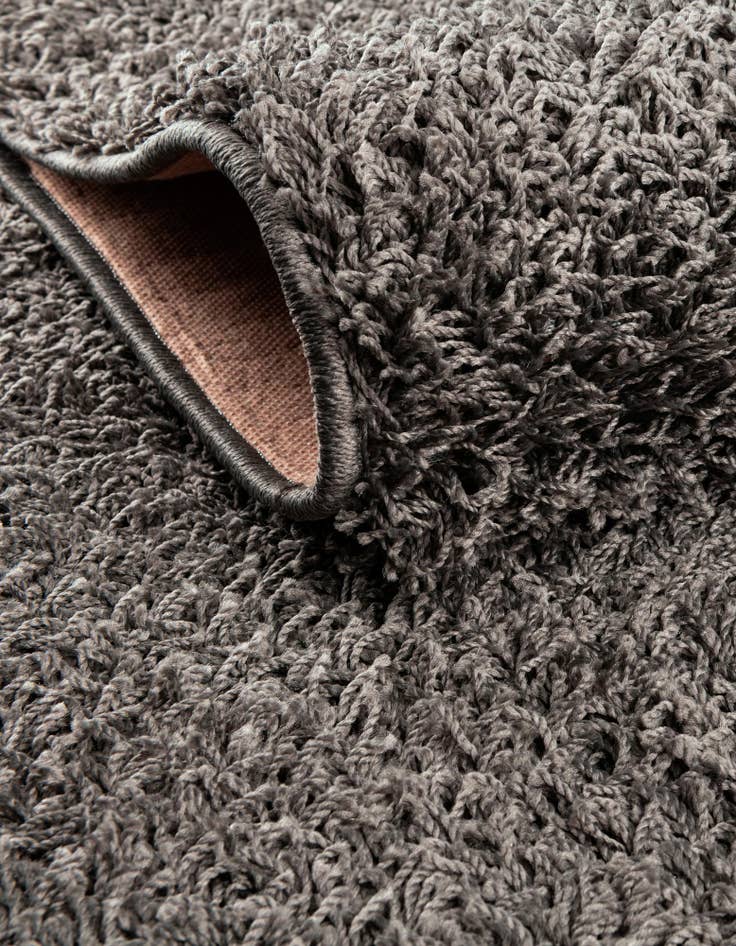 Detail image of 2' x 6' Comfort Solid Shag Runner Rug