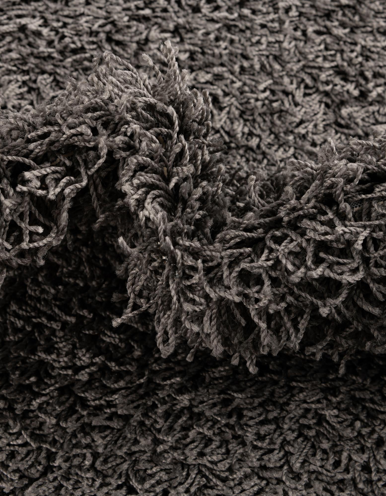 2' x 6' Comfort Solid Shag Runner Rug