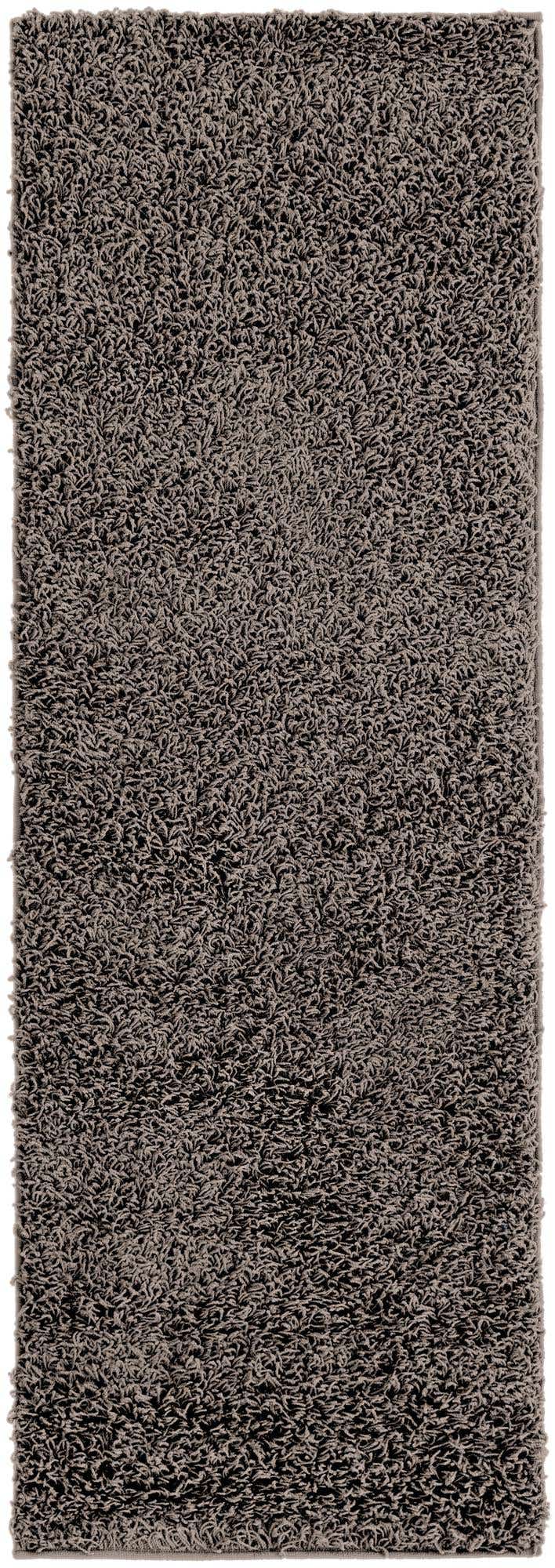2' x 6' Comfort Solid Shag Runner Rug