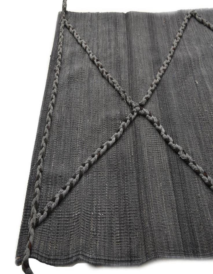 Detail image of 2' 7 x 9' 8  Hand Woven Kilim Modern Wool Runner Rug