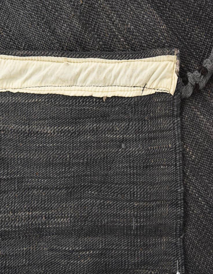 Detail image of 2' 7 x 9' 8  Hand Woven Kilim Modern Wool Runner Rug