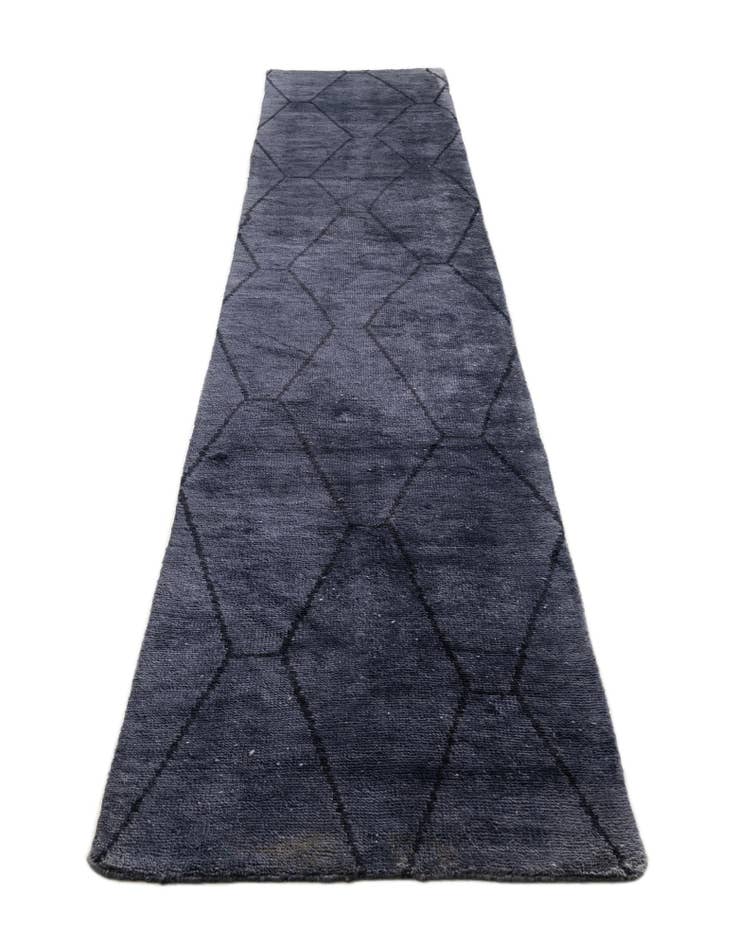 Detail image of 2' 6 x 14' 1 Hand Knotted Moroccan Wool Runner Rug