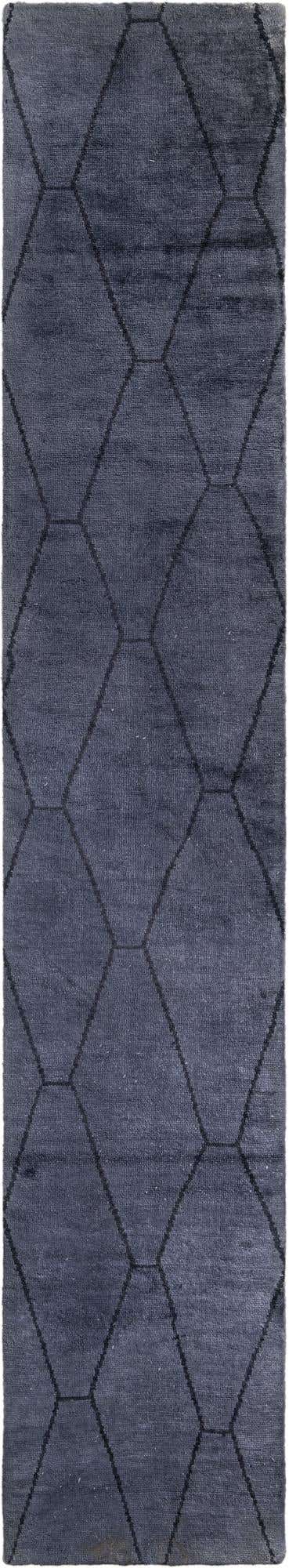 2' 6 x 14' 1 Hand Knotted Moroccan Wool Runner Rug