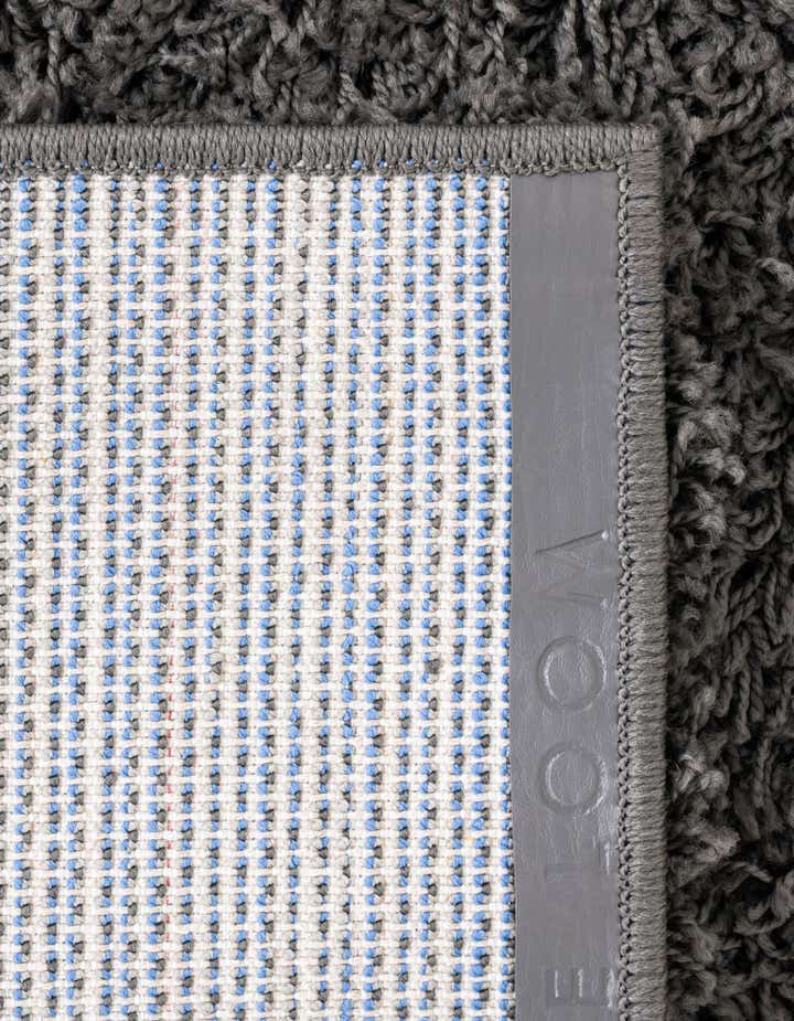 2' x 6' 5 Solid Shag Runner Rug