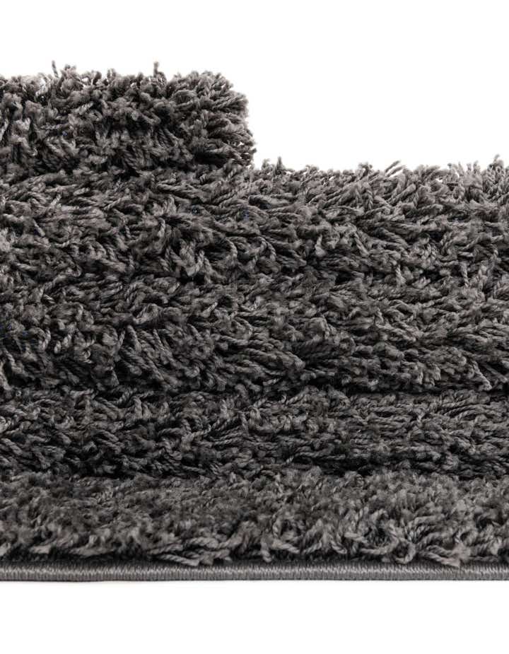 2' x 6' 5 Solid Shag Runner Rug