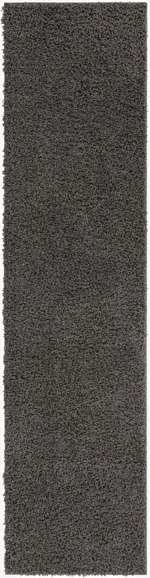 Primary image 2' 7 x 10' Solid Shag Runner Rug