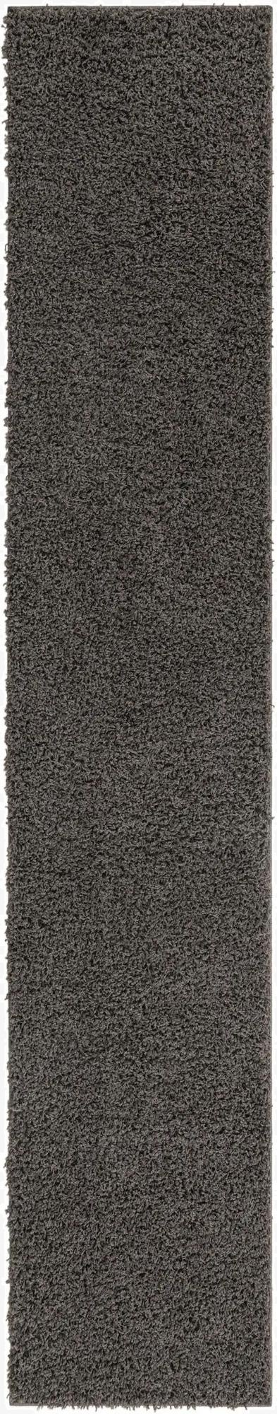 80cm x 400cm Solid Shag Runner Rug