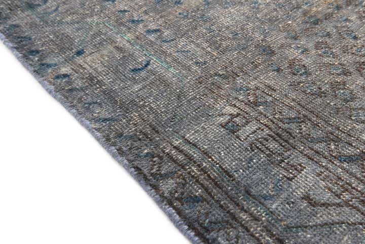 3' 7 x 10' 8 Hand Knotted Ultra Vintage Persian Wool Runner Rug