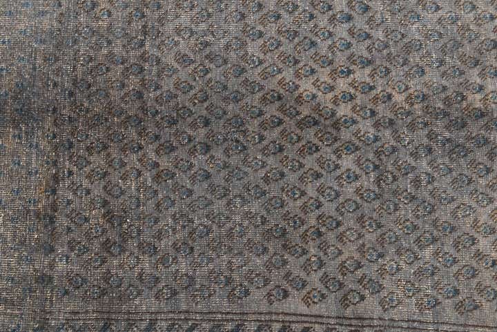 3' 7 x 10' 8 Hand Knotted Ultra Vintage Persian Wool Runner Rug