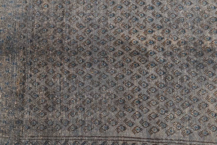 Detail image of 3' 7 x 10' 8 Hand Knotted Ultra Vintage Persian Wool Runner Rug