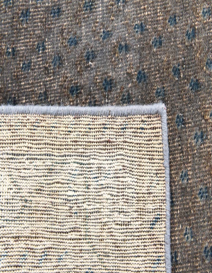 Detail image of 3' 7 x 10' 8  Hand Knotted Ultra Vintage Persian Wool Runner Rug