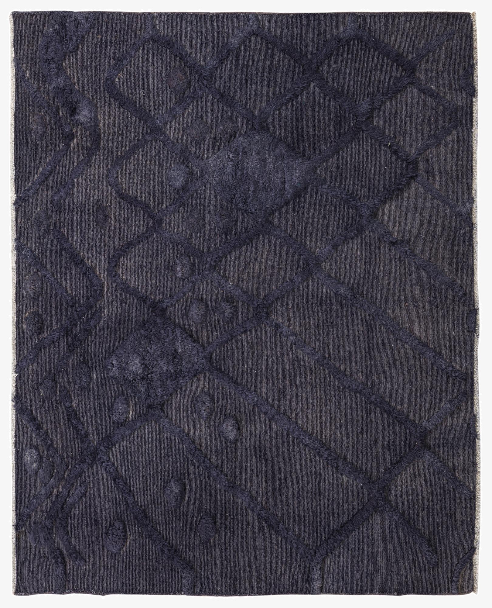 5' 4 x 6' 8  Hand Knotted Darya Wool Square Rug