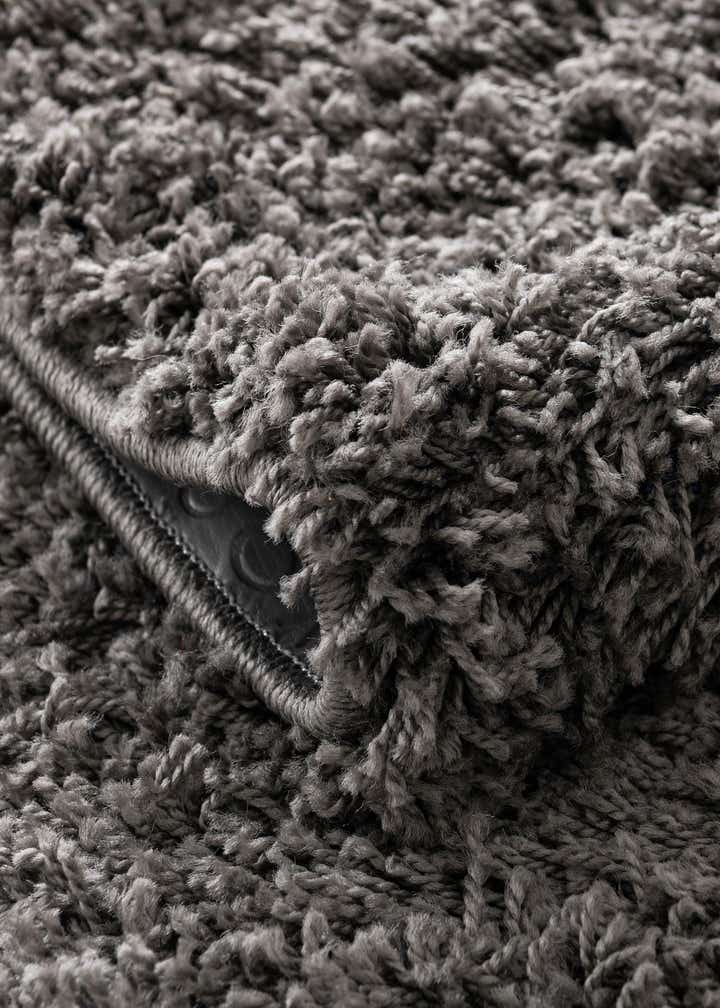 5' 3 x 5' 3 Solid Shag Square Rug