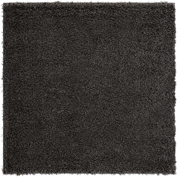 5' 3 x 5' 3 Solid Shag Square Rug