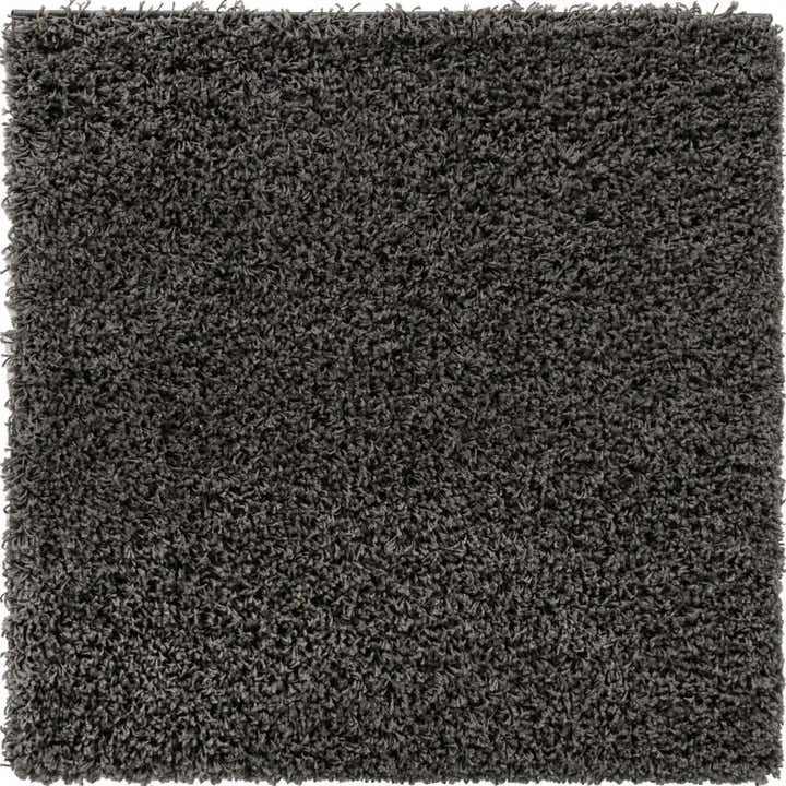 3' x 3' Solid Shag Square Rug