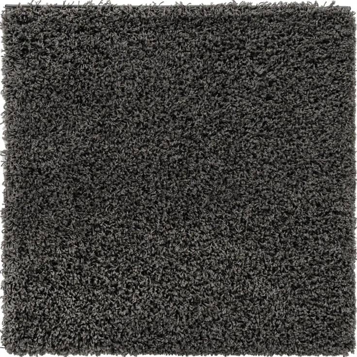 Detail image of 3' x 3' Solid Shag Square Rug