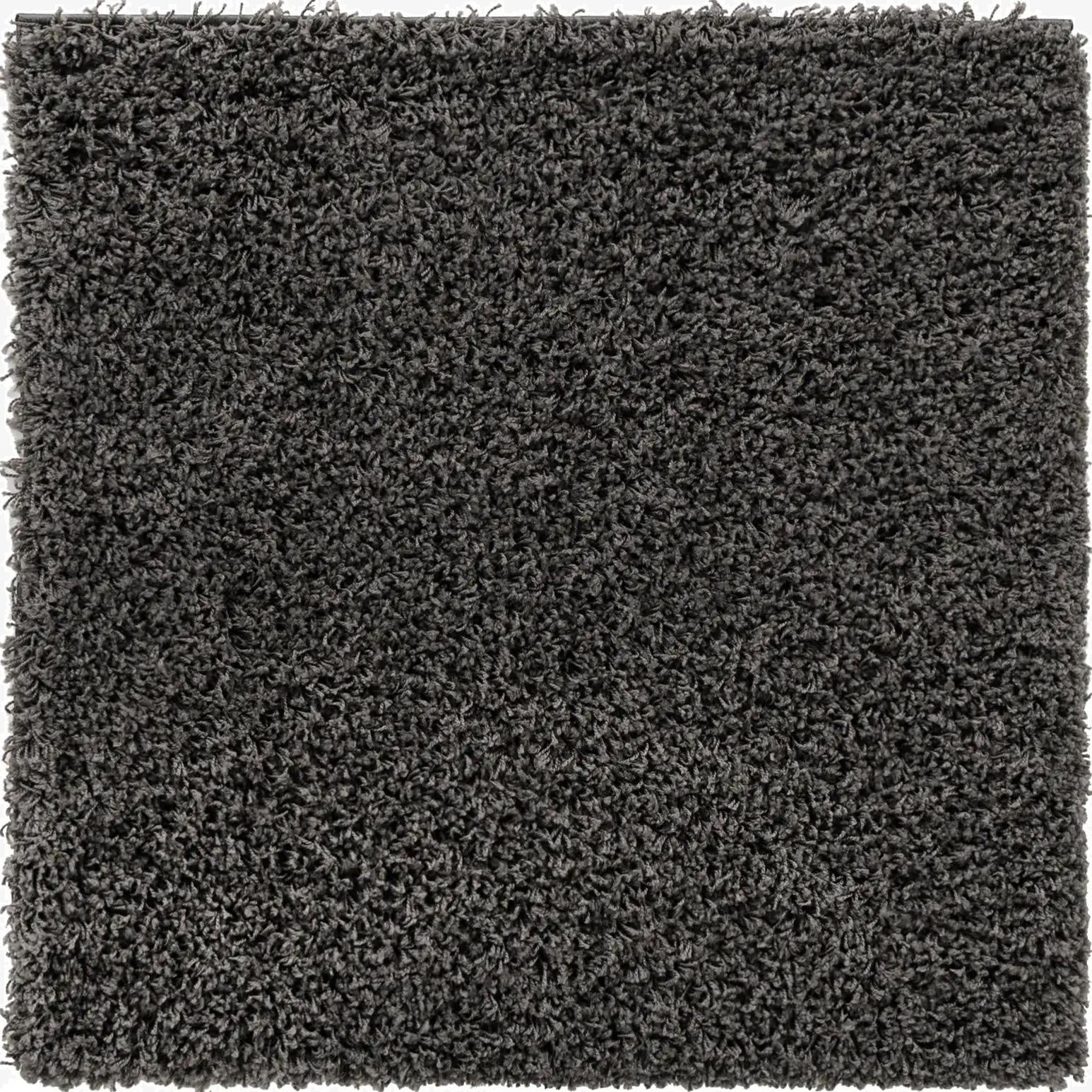 Primary image 3' x 3' Solid Shag Square Rug