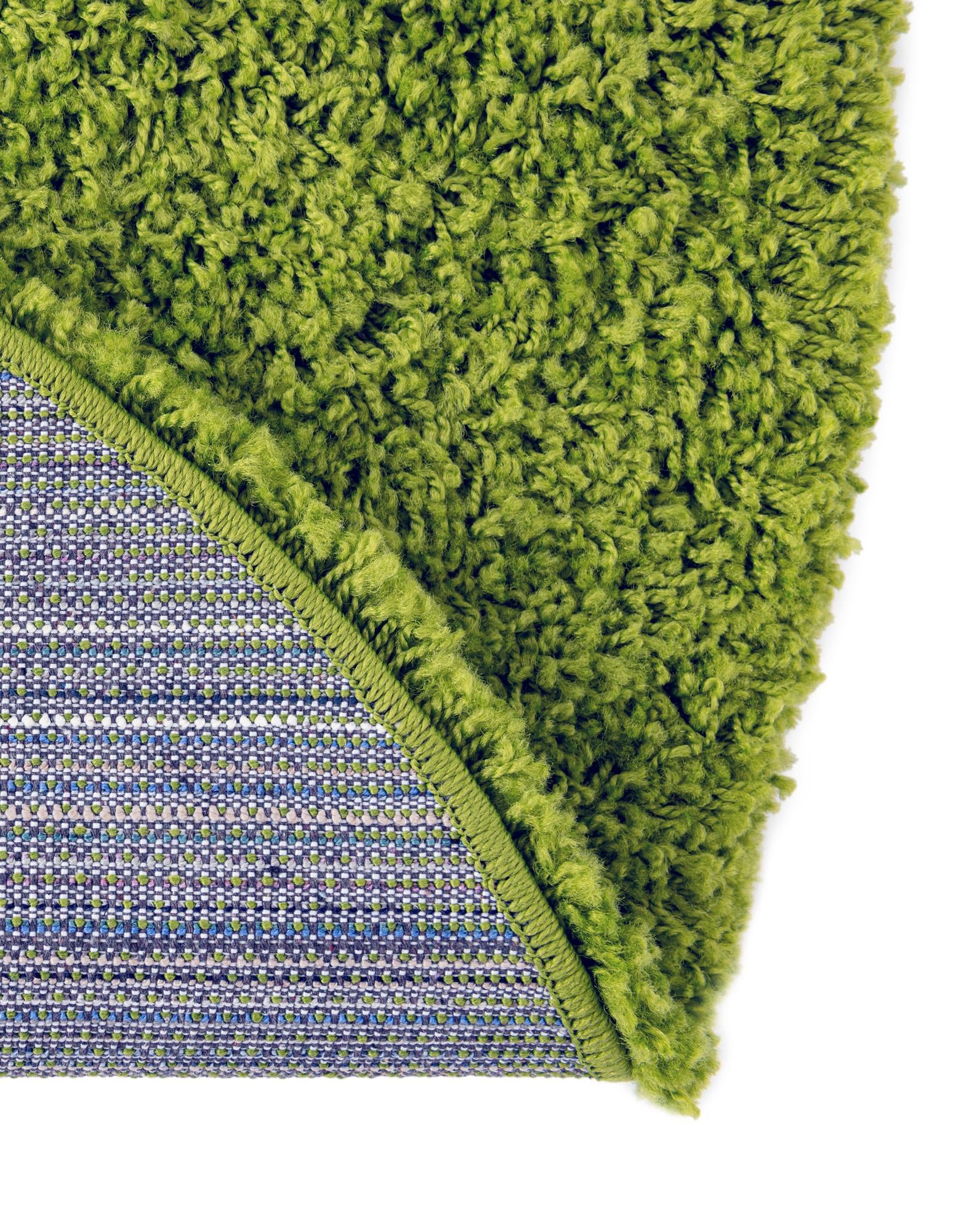 7' 10 x 10' Solid Shag Oval Rug