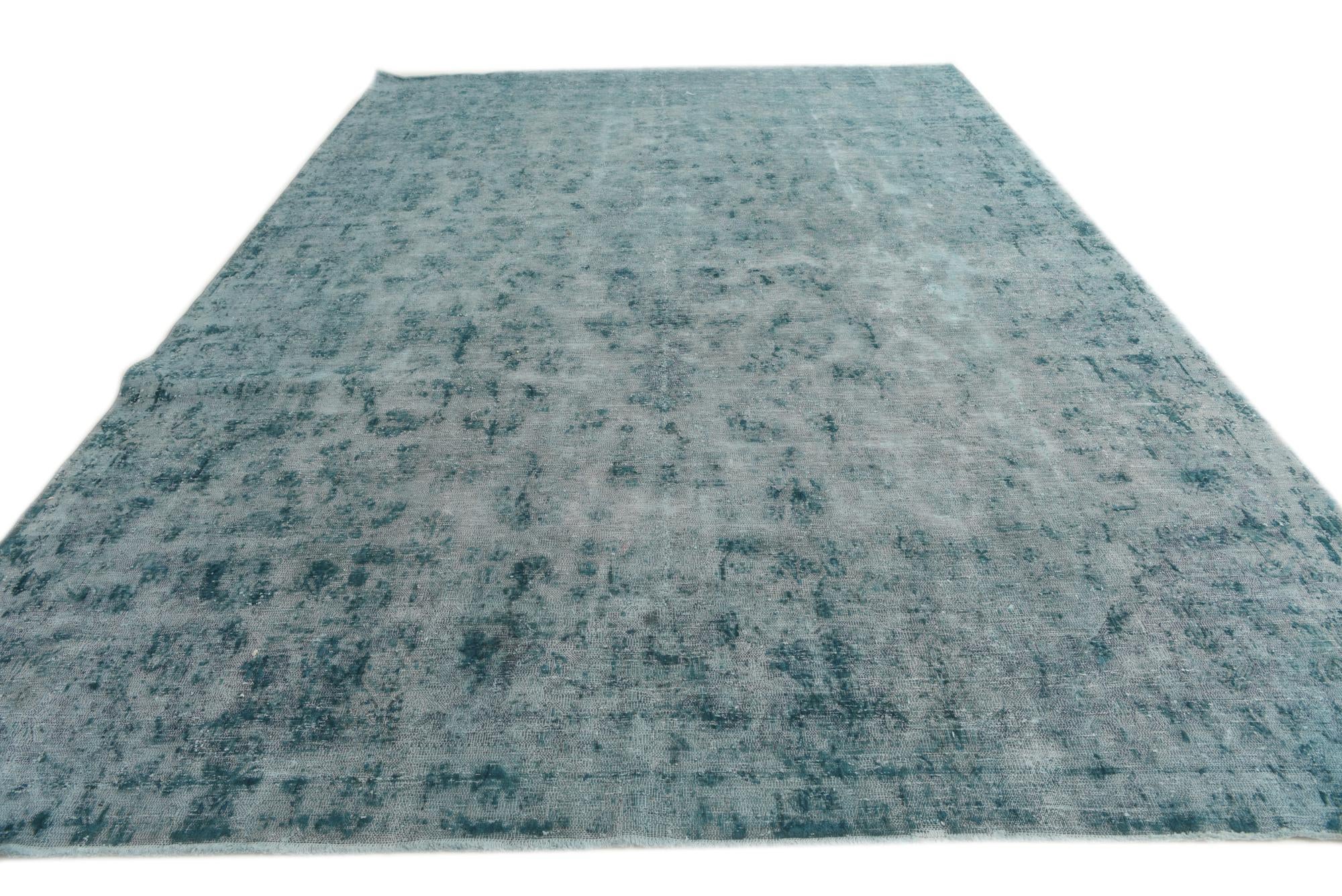 9' 10 x 13' 7 Hand Knotted Ultra Vintage Persian Wool Rug