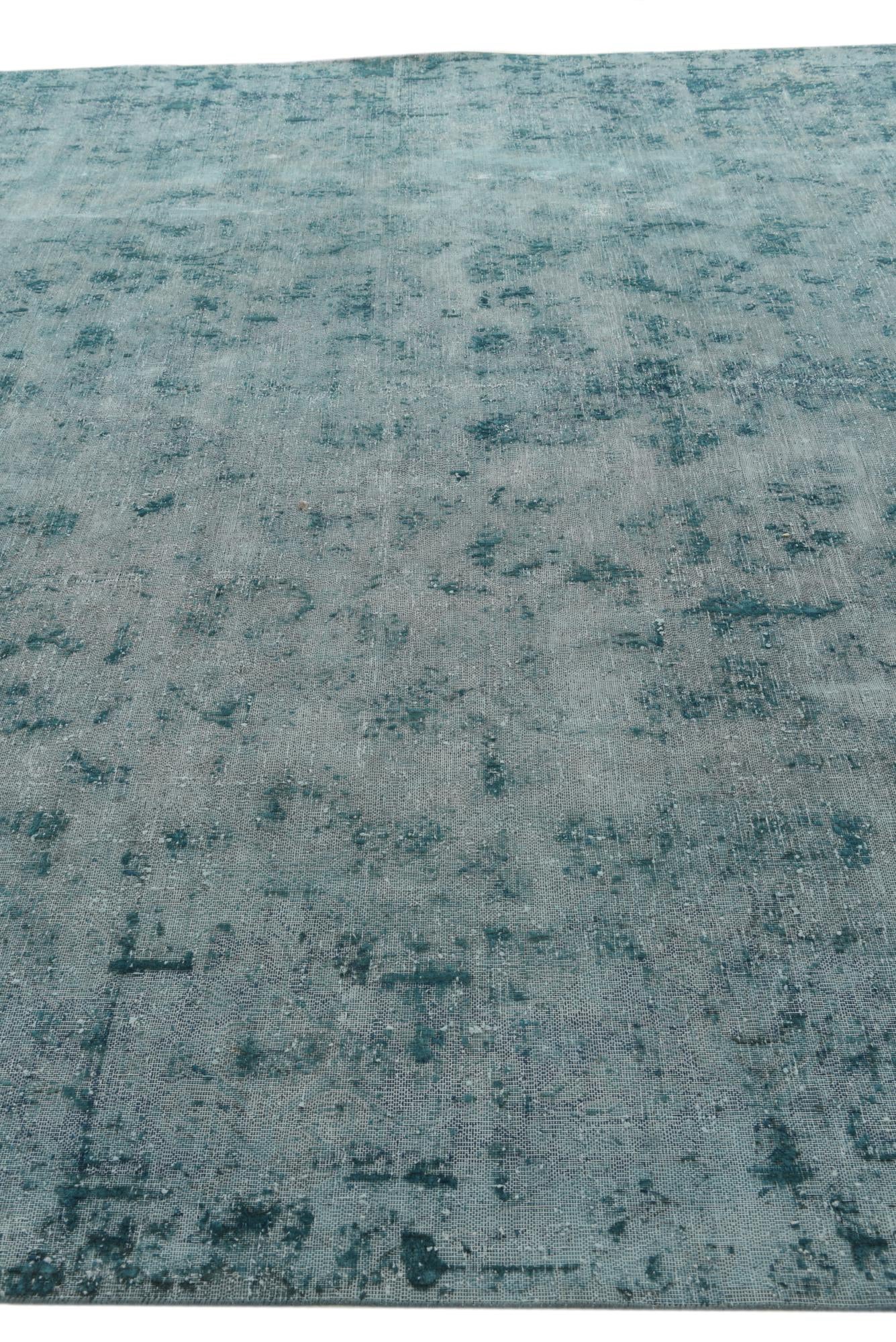 9' 10 x 13' 7 Hand Knotted Ultra Vintage Persian Wool Rug