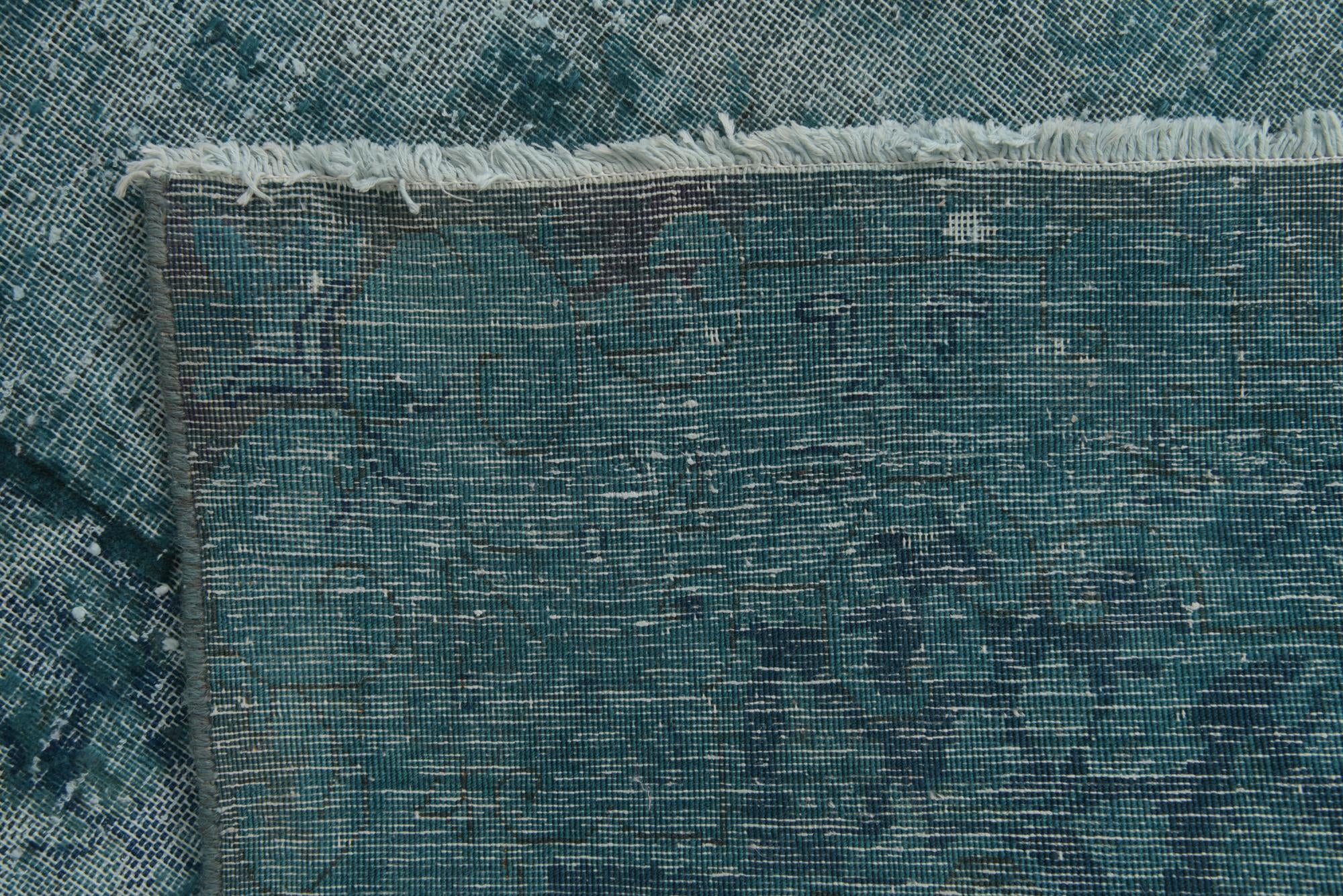 9' 10 x 13' 7 Hand Knotted Ultra Vintage Persian Wool Rug