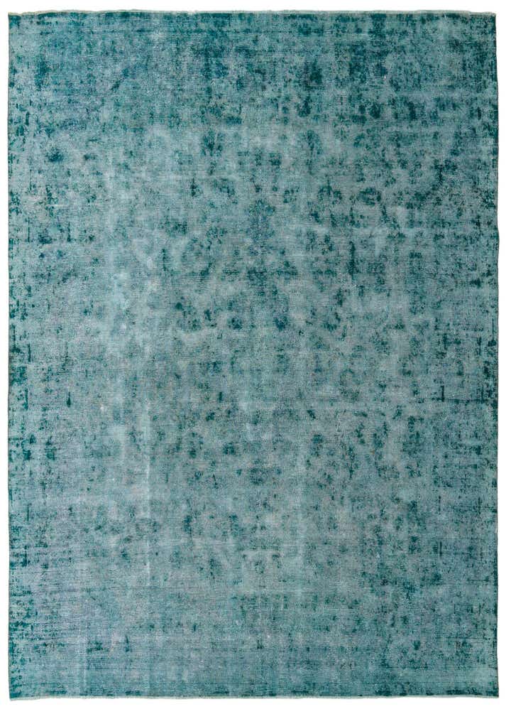 9' 10 x 13' 7 Hand Knotted Ultra Vintage Persian Wool Rug