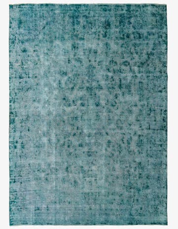 9' 10 x 13' 7 Hand Knotted Ultra Vintage Persian Wool Rug