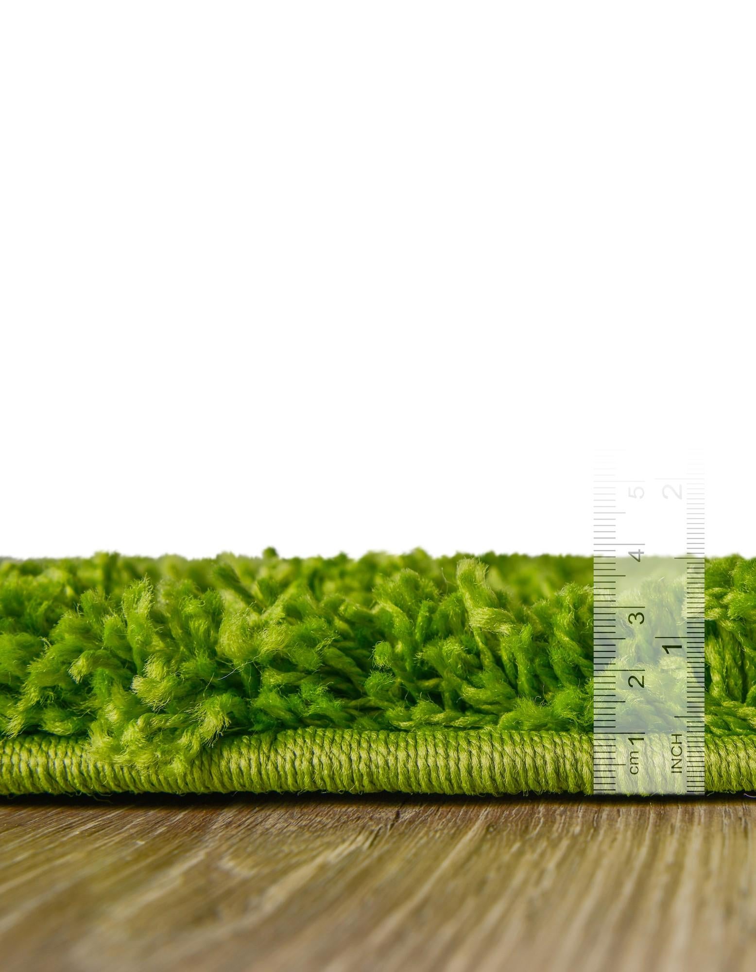 2' x 6' 5 Solid Shag Runner Rug