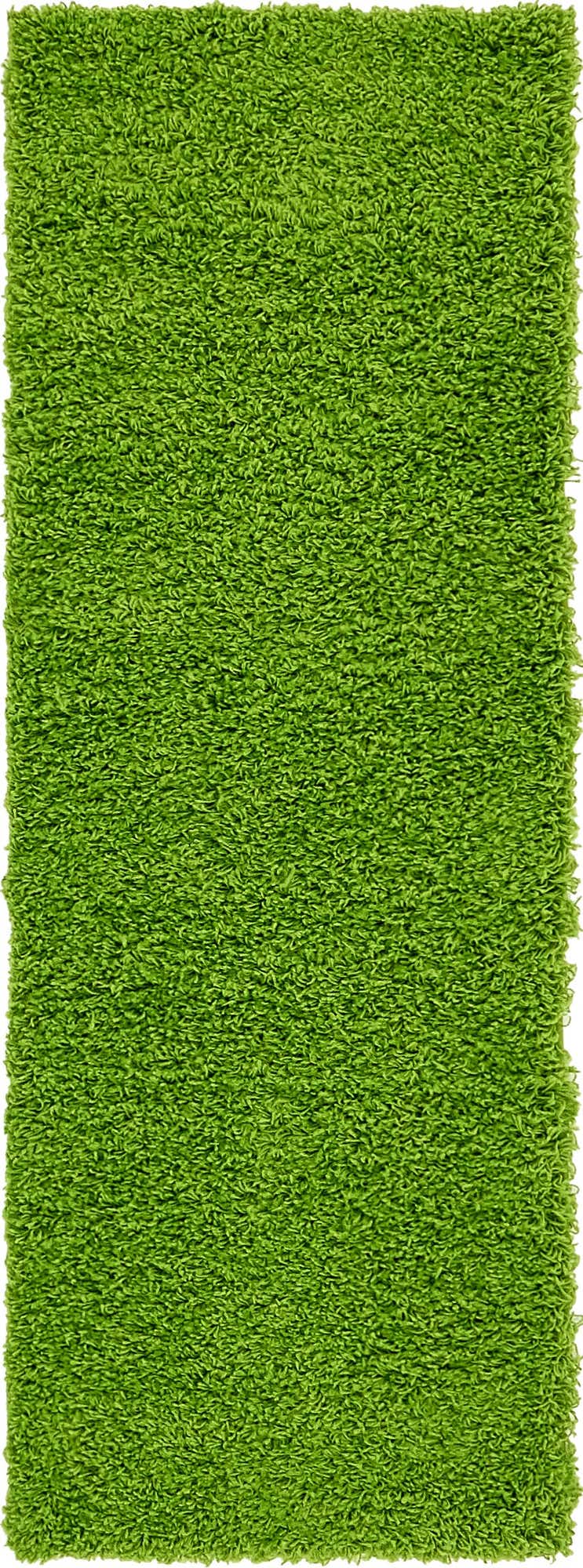 2' x 6' Solid Shag Runner Rug