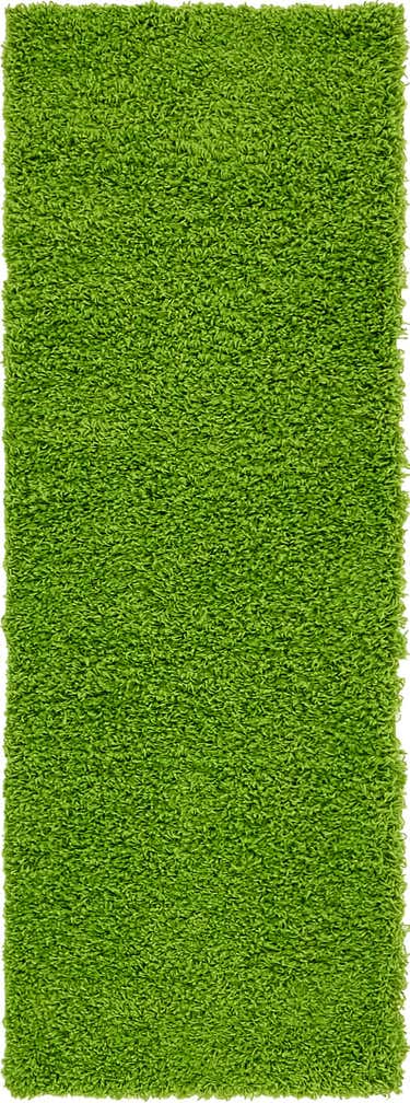 2' x 6' Solid Shag Runner Rug