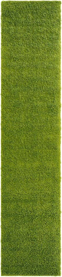 Detail image of 2' 7 x 12' Solid Shag Runner Rug