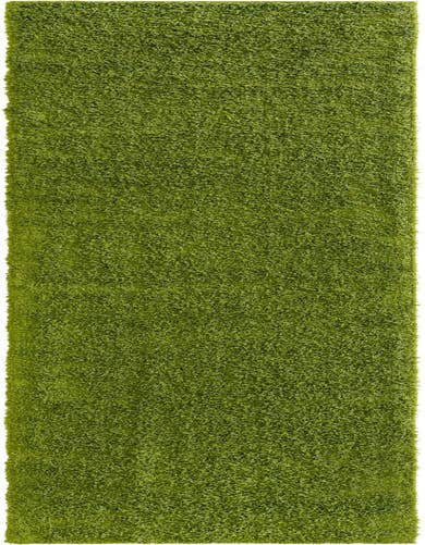 Detail image of 2' 7 x 14' Solid Shag Runner Rug