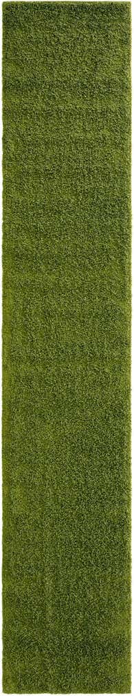 2' 7 x 14' Solid Shag Runner Rug