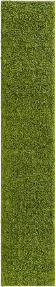 2' 7 x 14' Solid Shag Runner Rug