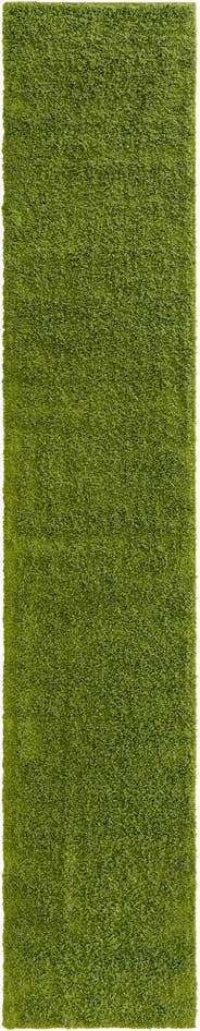 Detail image of 2' 7 x 14' Solid Shag Runner Rug