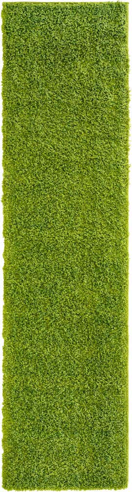 2' x 8' Solid Shag Runner Rug
