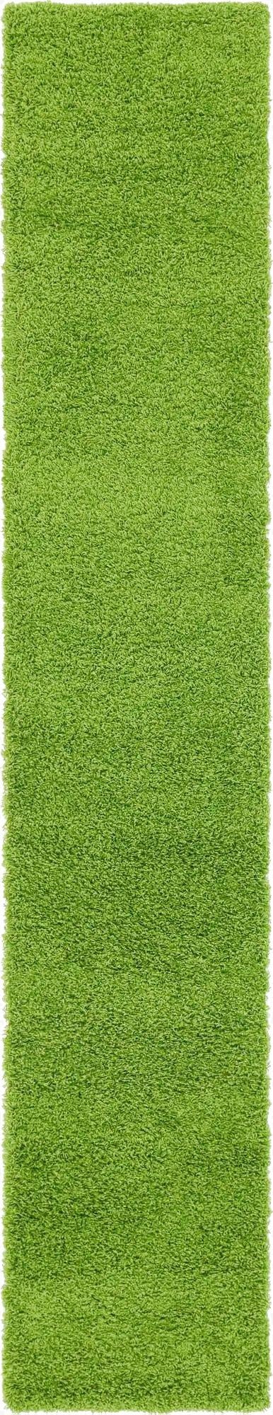 Primary image 2' 7 x 13' Solid Shag Runner Rug
