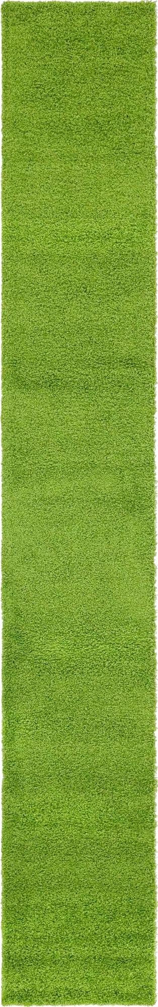 Primary image 2' 7 x 16' 5 Solid Shag Runner Rug