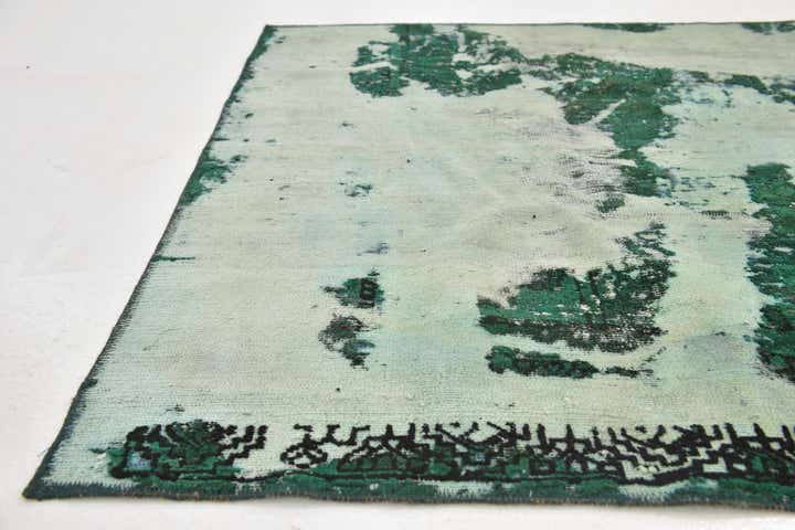 4' x 4' 8 Hand Knotted Ultra Vintage Persian Wool Square Rug