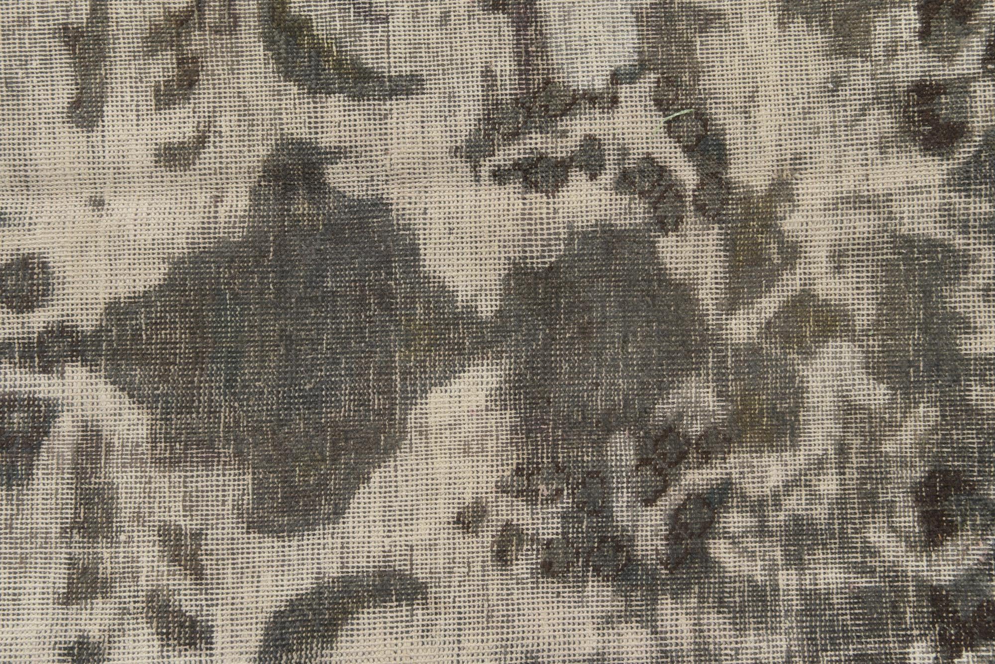 9' 3 x 12' Hand Knotted Ultra Vintage Persian Wool Rug